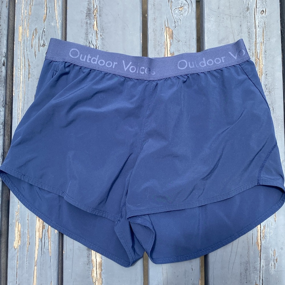 Women's outdoor voices Navy Blue Shorts running relay